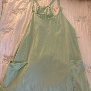 FP Movement by Free People Light Green Tank Dress